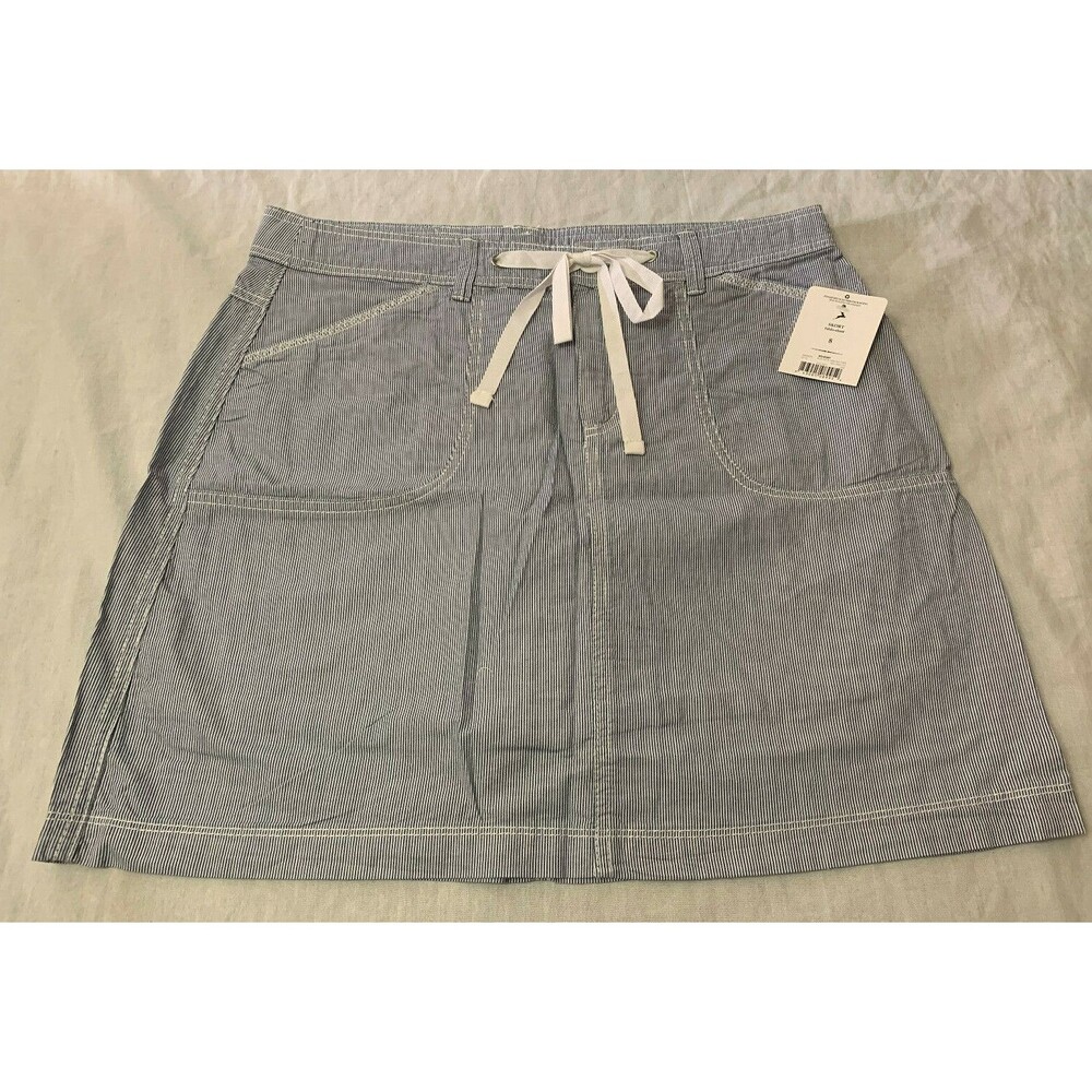NWT WHITE STAG WOMENS COTTON SKIRT SKORT WITH BUILT SHORTS SIZE 8